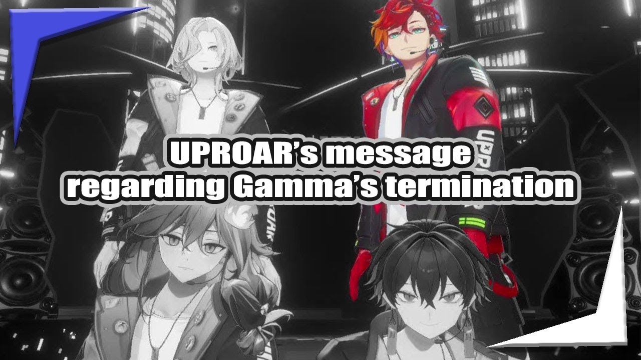 UPROAR's message regarding Hizaki Gamma's termination