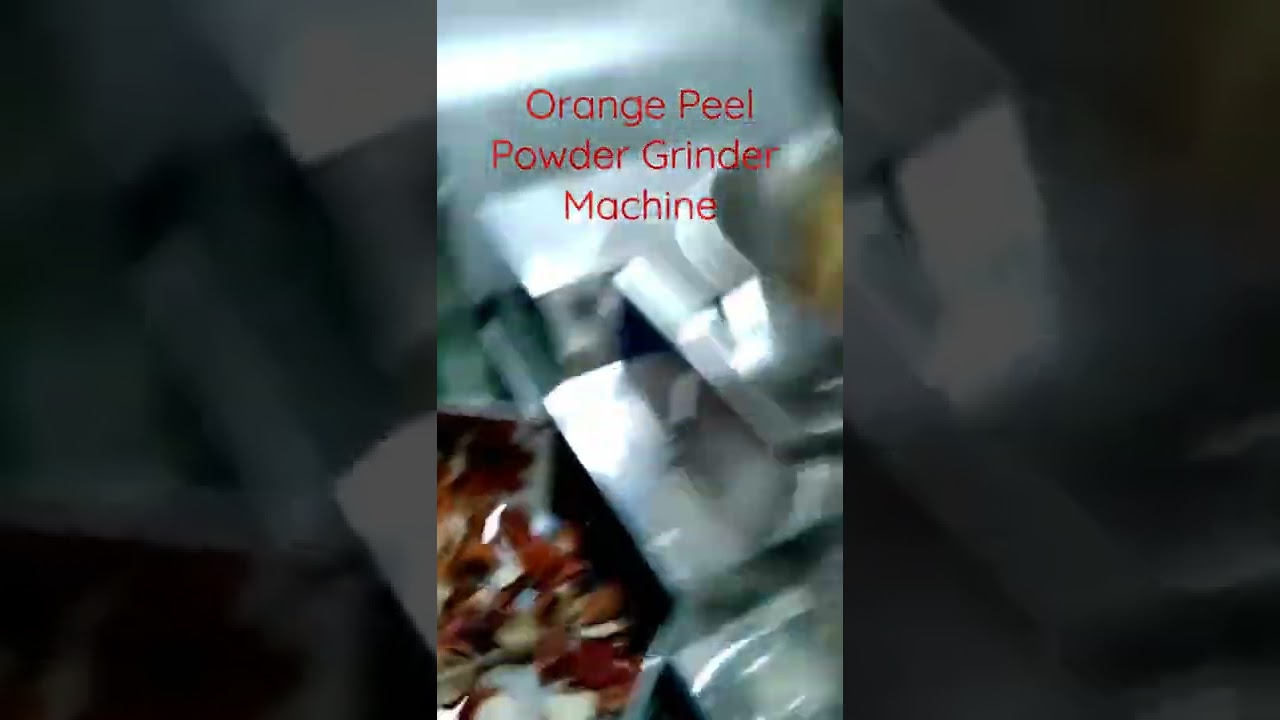 Dry Orange Peel Powder Grinder Machine for grinding dehydrated fruit vegetables into powder #short