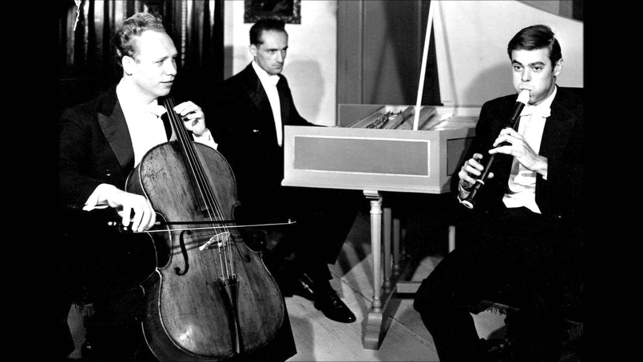 Telemann - Recorder sonata TWV 41:C5 - Brüggen / Bylsma / Leonhardt