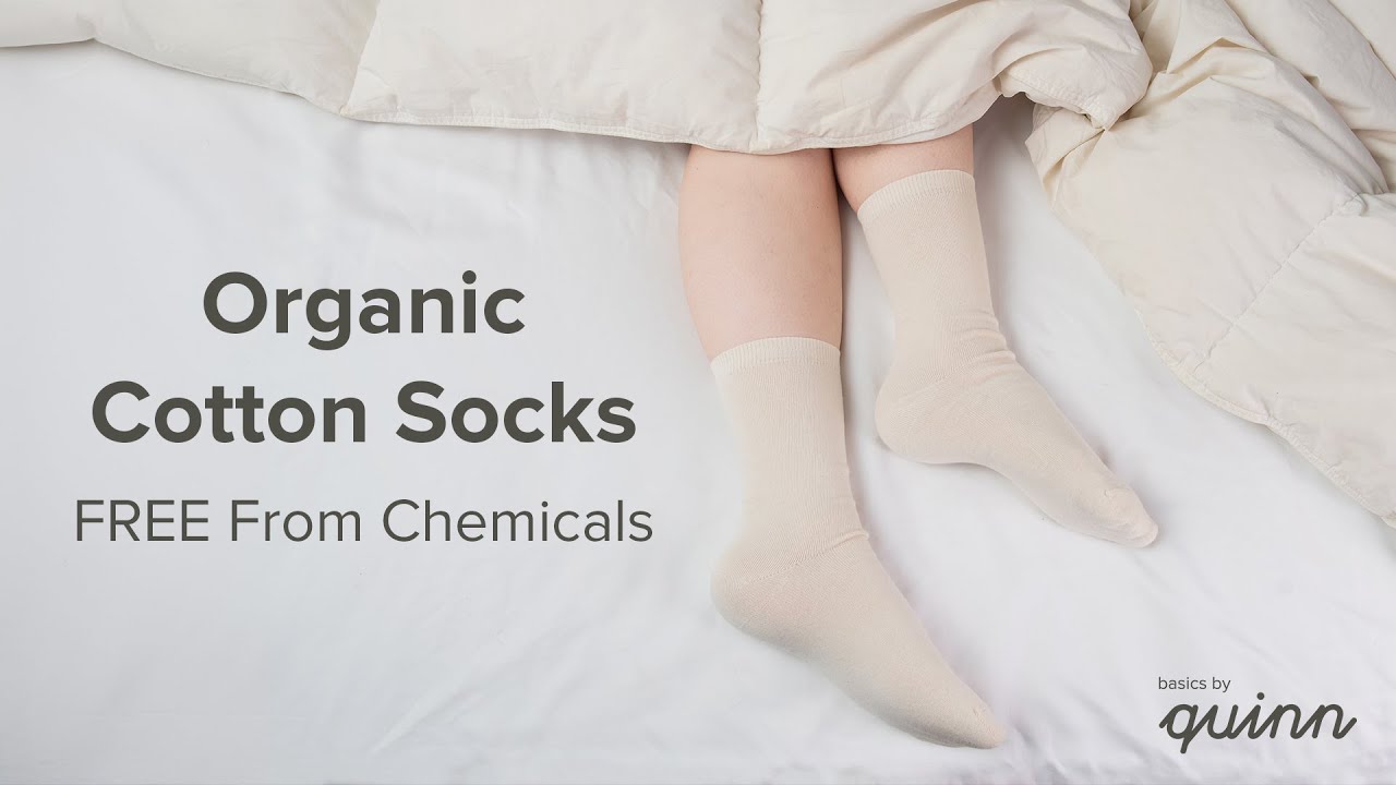 Organic Cotton Socks - FREE From Chemicals {Basics by Quinn}
