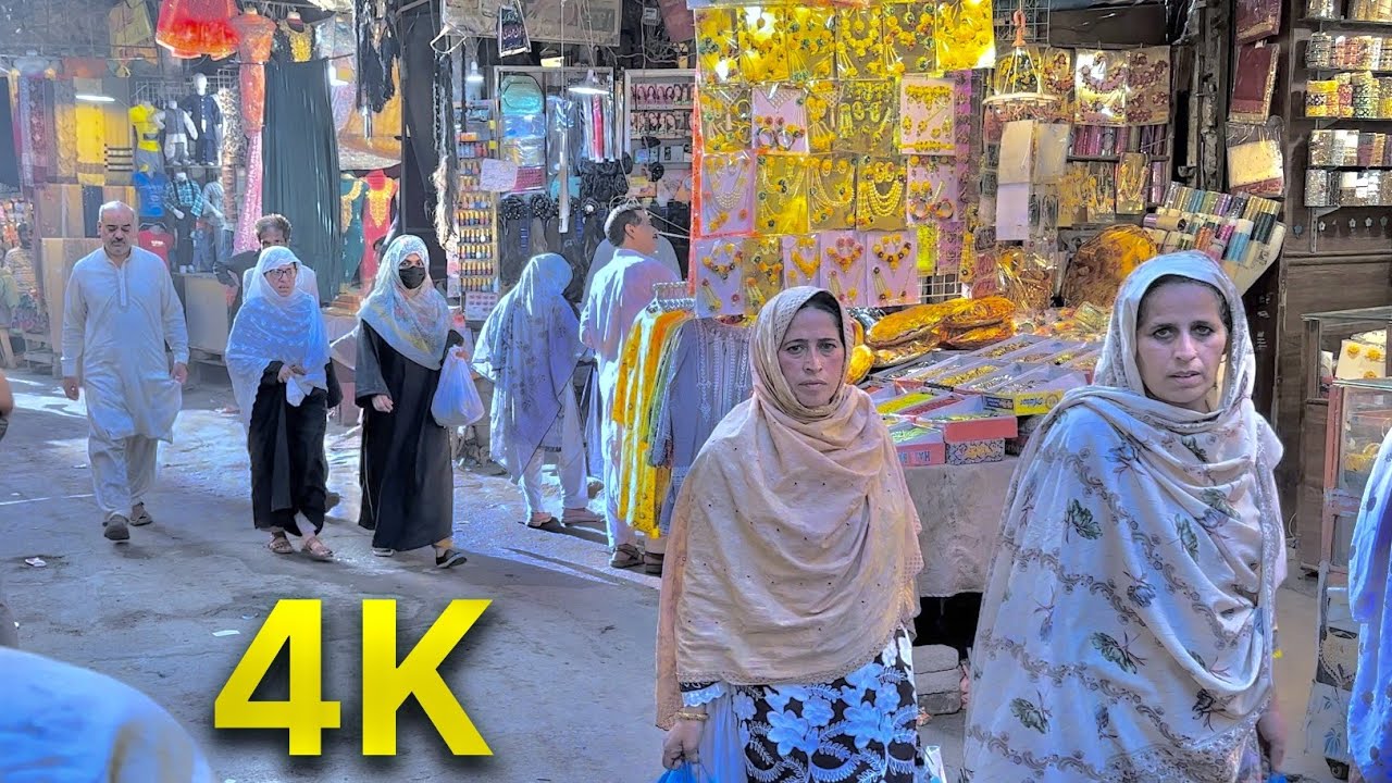 Azam Market LAHORE.🇵🇰4K Walking Tour