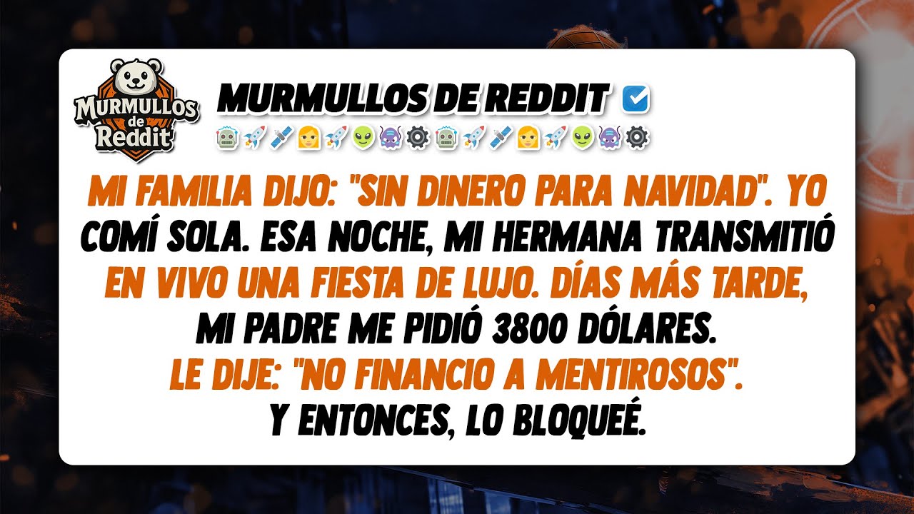 Mi familia me mintió en Navidad, y entonces les corté cada dólar, cada llamada y cada excusa.