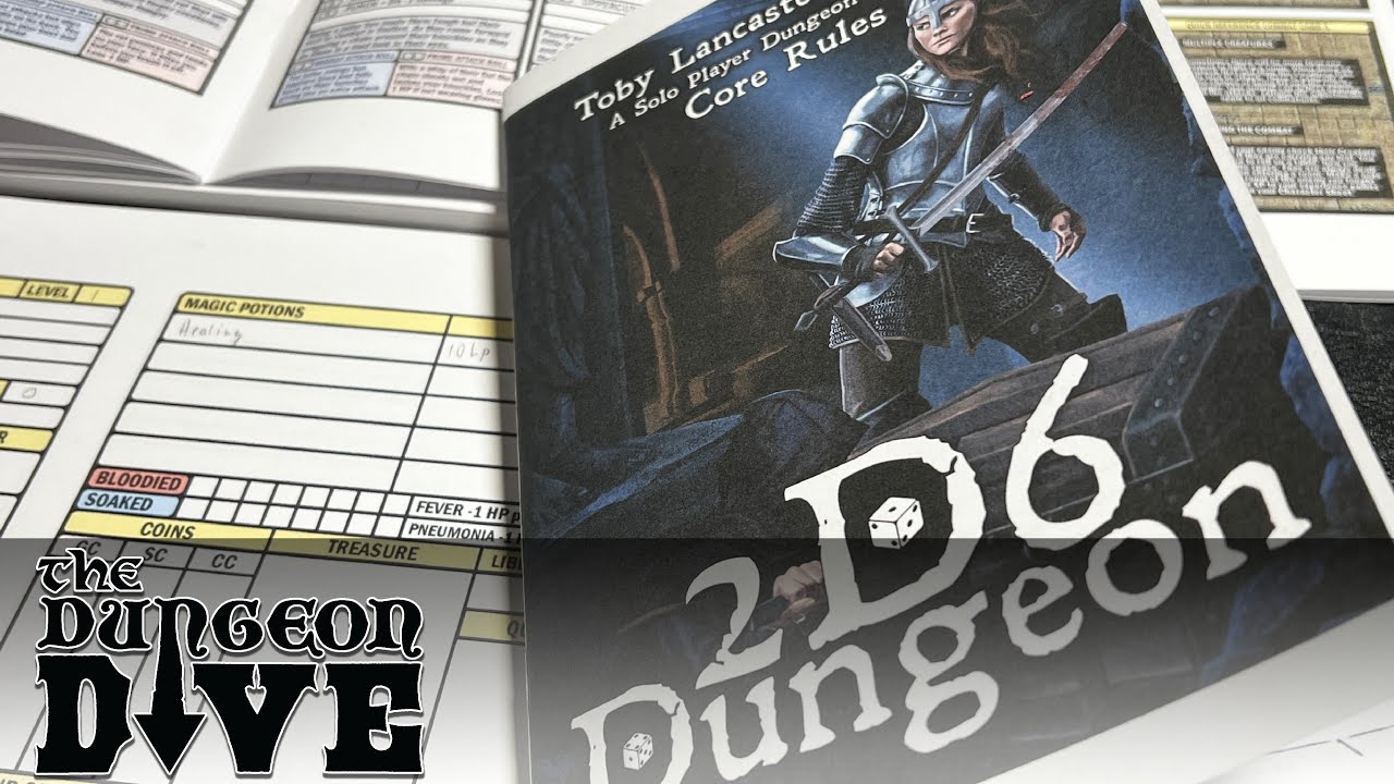 2D6 Dungeon - for once I'm excited about the combat in a dungeon crawl! (Solo RPG Friday)