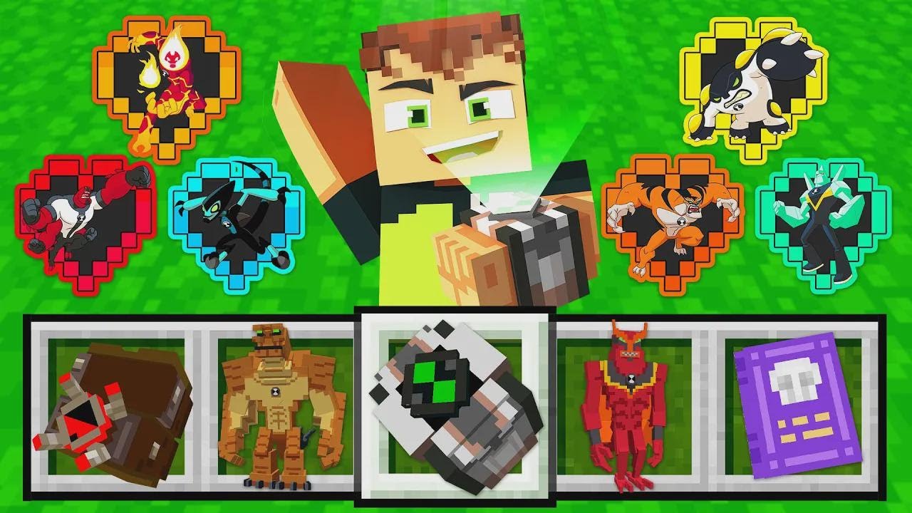 I Got Ben 10 Reboot Hearts in Minecraft!