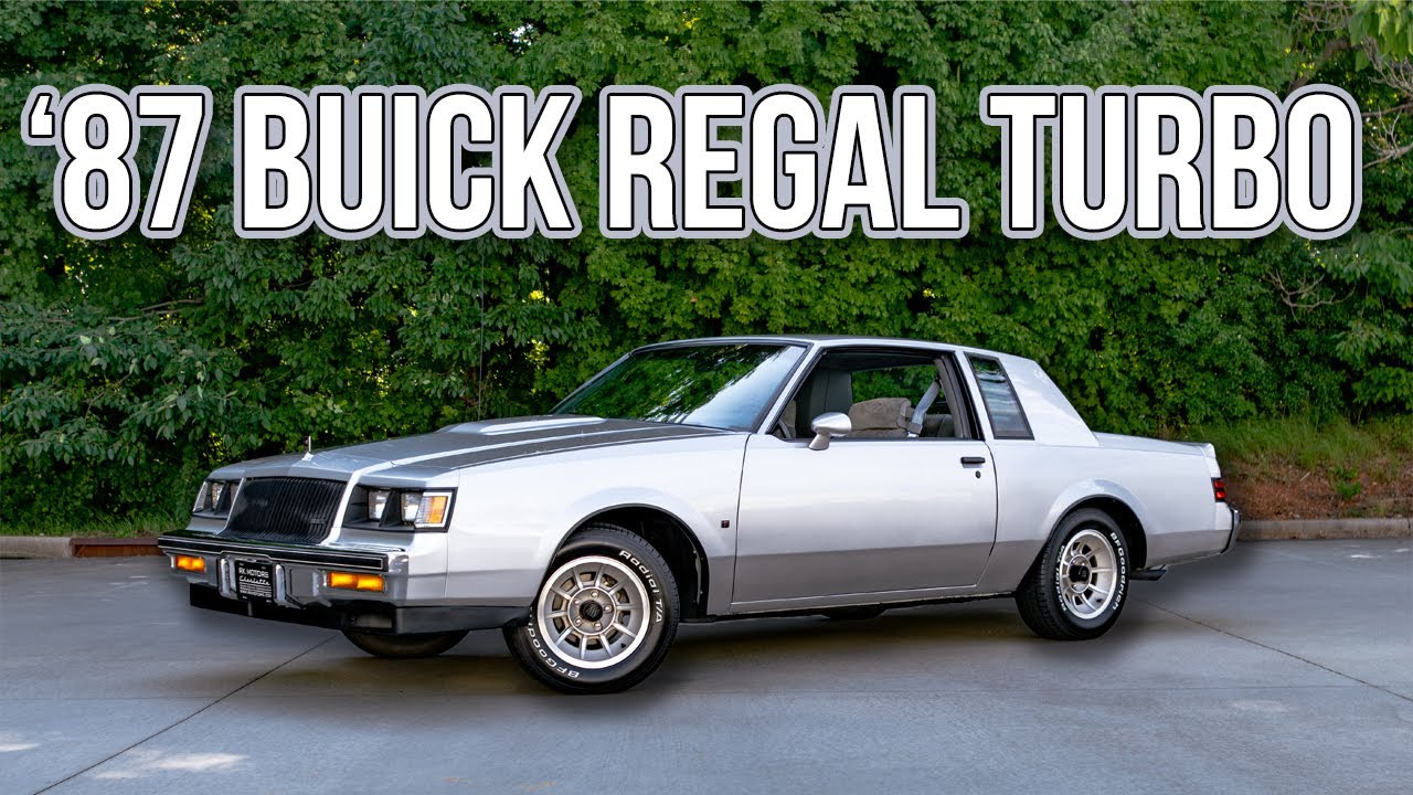 1987 Buick Regal Turbo T Survivor 3.8L Turbocharged V6 Auto with Low Mileage  -  SOLD  -  137371