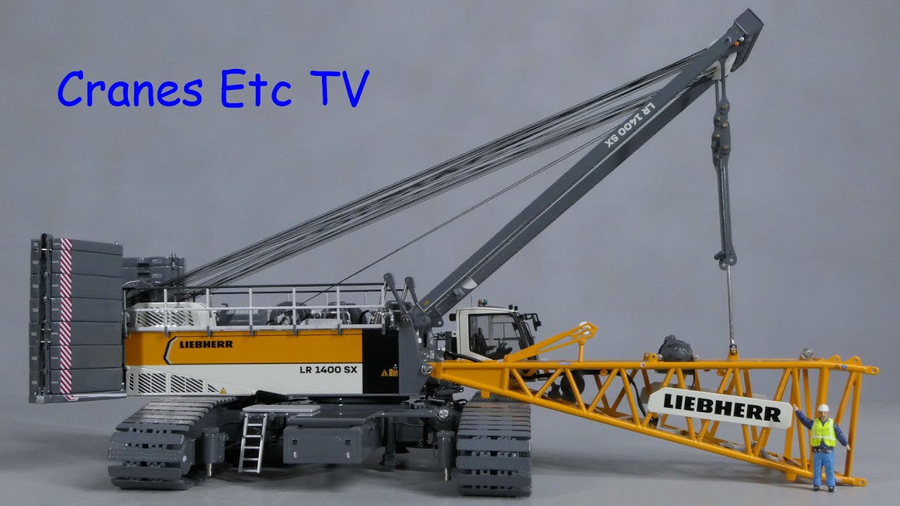 Гусеничный кран WSI Liebherr LR 1400 SX от Cranes Etc TV