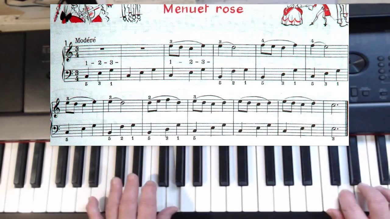 Méthode Rose, page 29: MENUET ROSE