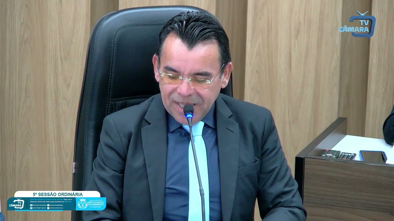 5ª SESSÃO ORDINÁRIA 19/02/2026