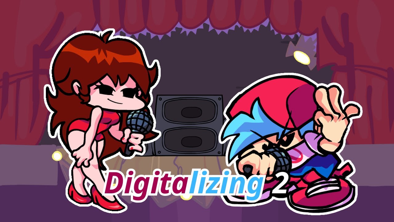 FNF Digitalizing 2 but BF & GF sing it [Atonals included]