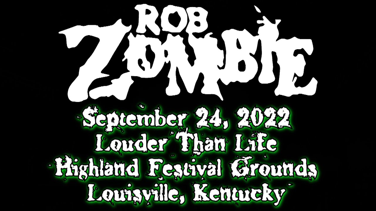 Rob Zombie @ Louder Than Life 2022 in Louisville, Kentucky(COMPLETE SET)