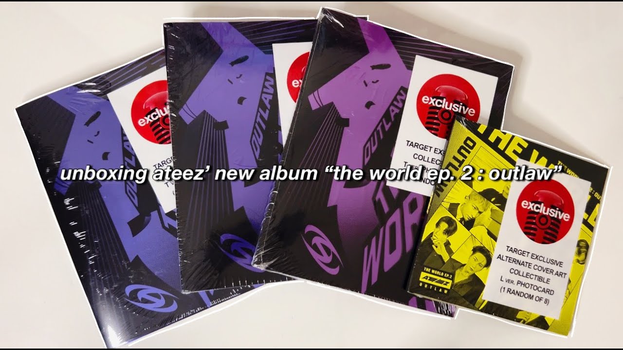 ☾ unboxing ateez' new album 