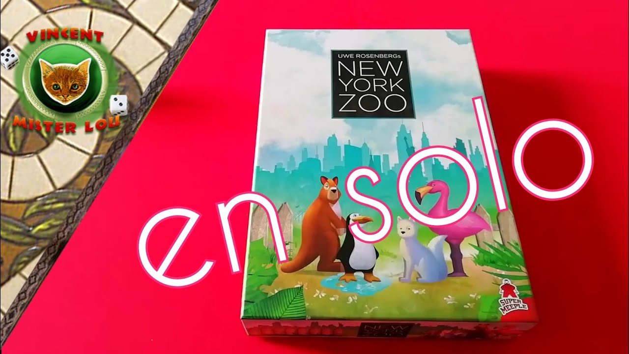 Une partie de New York Zoo (en solo)