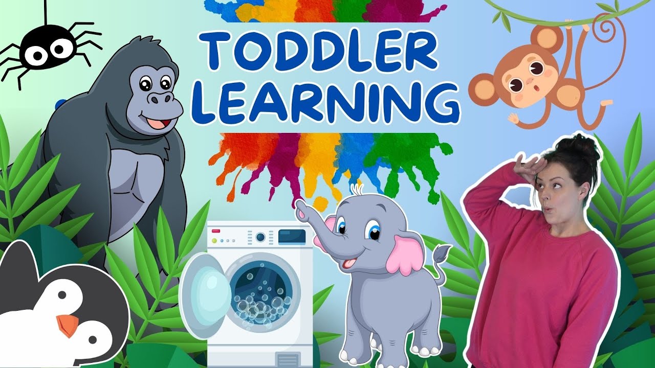 Learn To Talk | First Words, Colours, Animals & NURSERY RHYMES - Toddler Learning & Baby Videos BSL