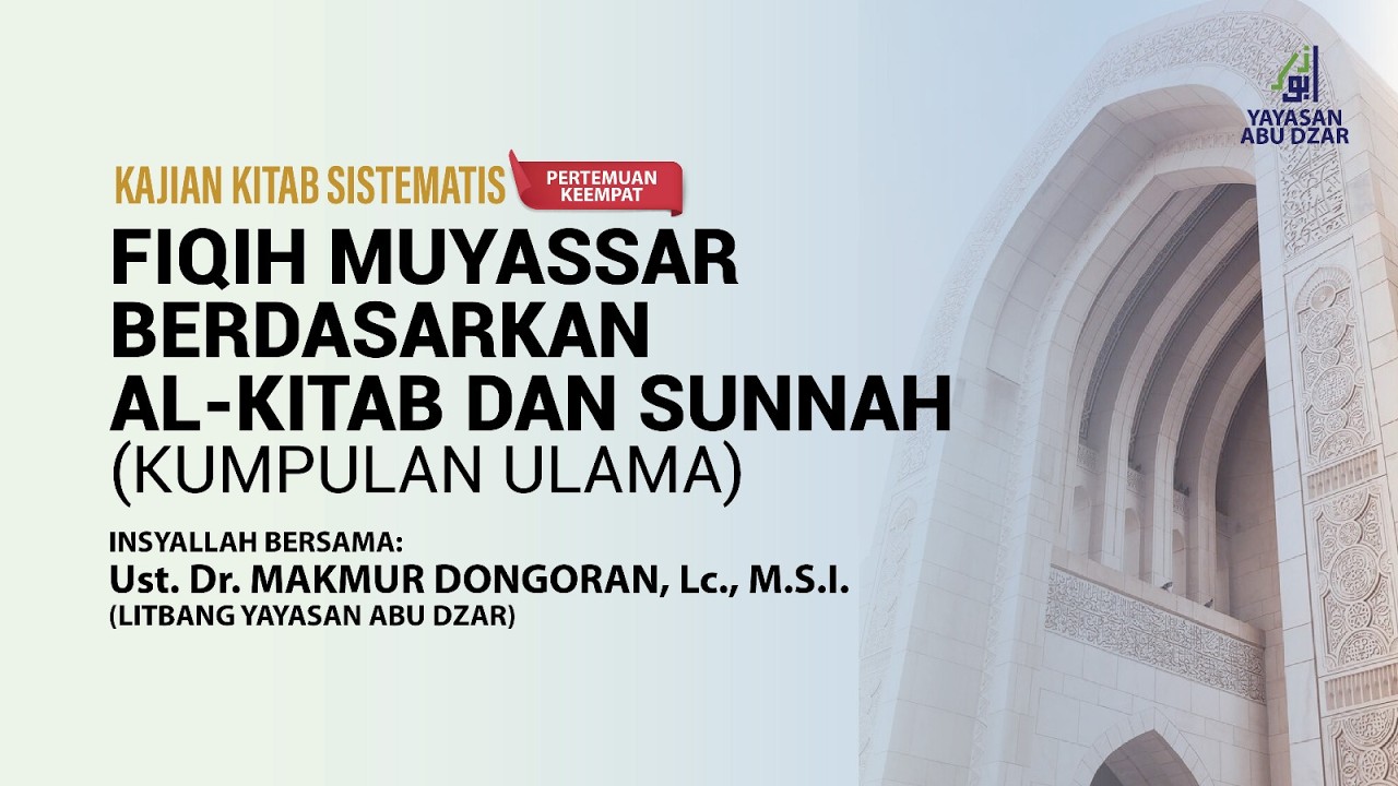 Fiqih Muyassar Berdasarkan Al-Kitab dan Sunnah (Kumpulan Ulama) #4