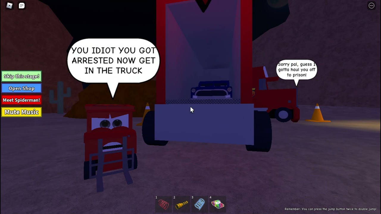 Roblox | Save Lightning McQueen Adventure Obby | Tesloachplaysgames11