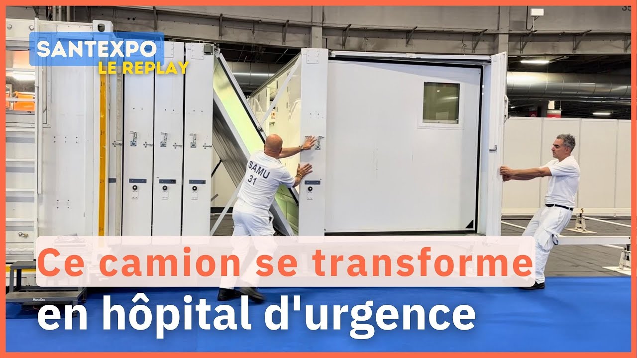 Urgence : cet hôpital sur roues se déploie en quelques minutes