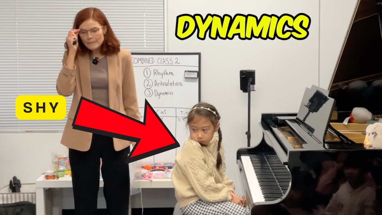 We helped 5 SHY BEGINNER kids play DYNAMICS! (group class)