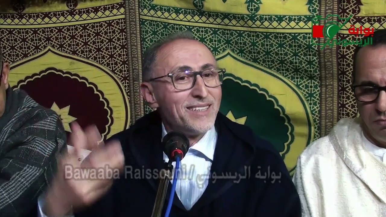  الدكتور محمد بنكيران يلقي موعظةً روحانيةً في ليلة تأبين المرحوم احمد  بلعربي تغمده الله بواسع رحمته
