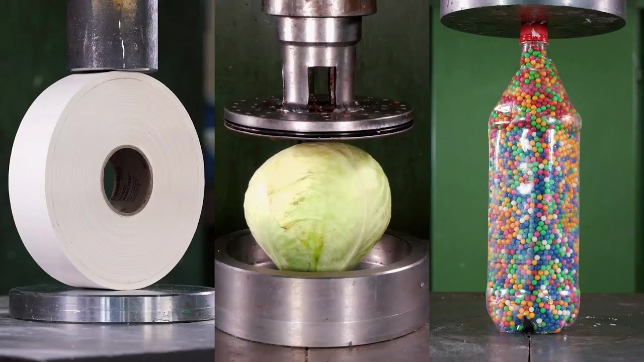 Top 100 Most Satisfying Hydraulic Press Crushes | Ultimate Crushing Moments Compilation #asmr
