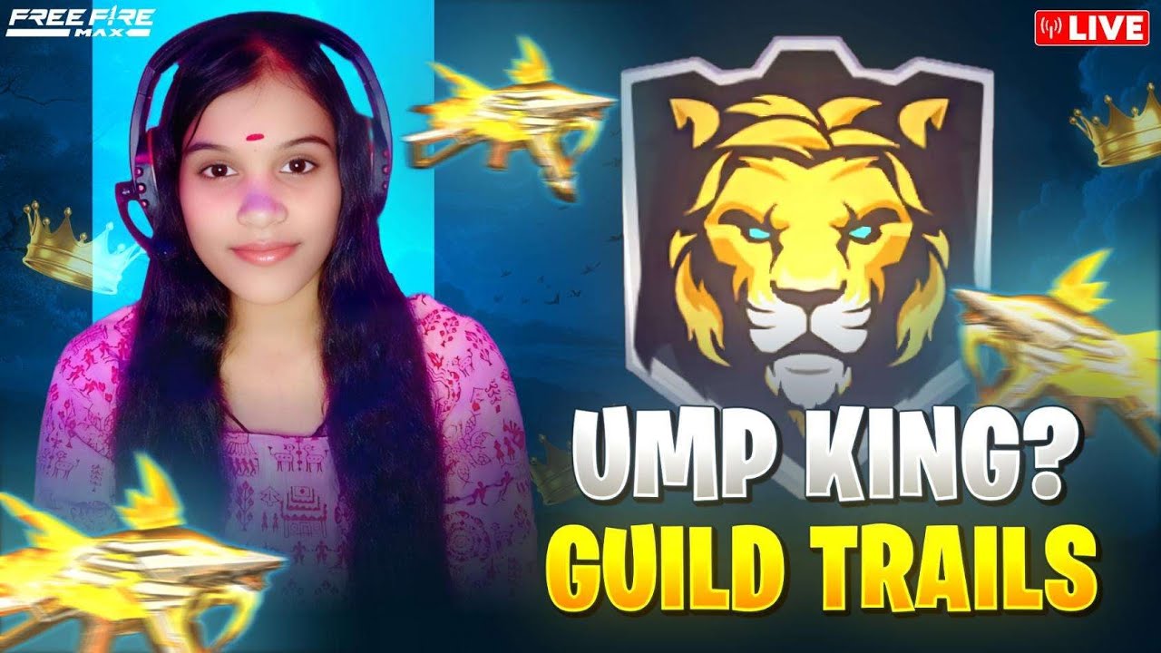 🔥 Telugu Girl Live 💖 - Ump  king 👑 Guild Trails - face cam live 🔥