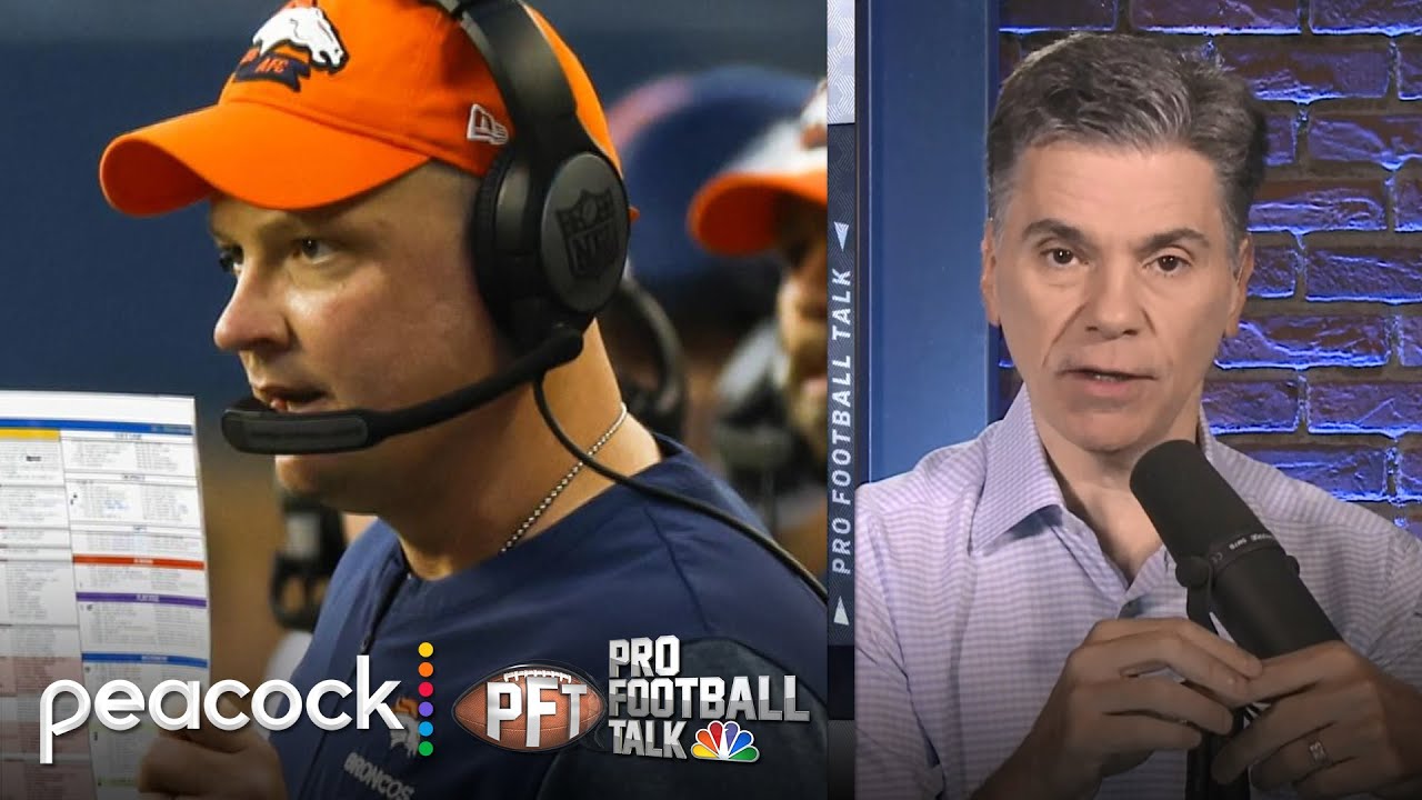 How much trouble is Nathaniel Hackett in after Broncos' FG fiasco? | Pro Football Talk | NFL on NBC
