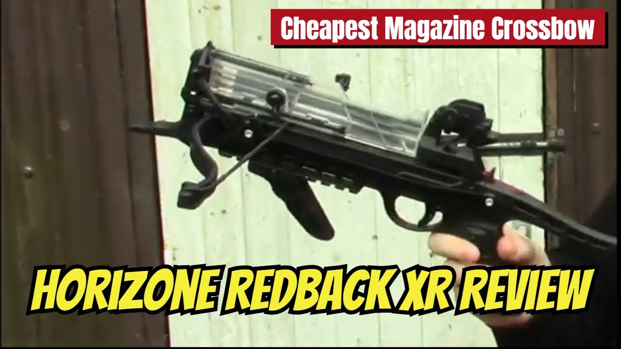 HORI-ZONE REDBACK XR (80-фунтовый пистолетный арбалет с магазином)