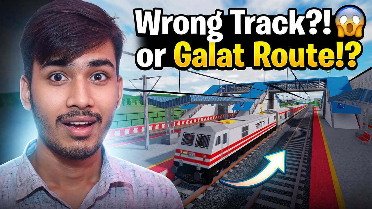 Wrong Route Chaos! New Delhi to Chennai Train Went to Mumbai 😱 | Epic Rails of India | Anand Plays