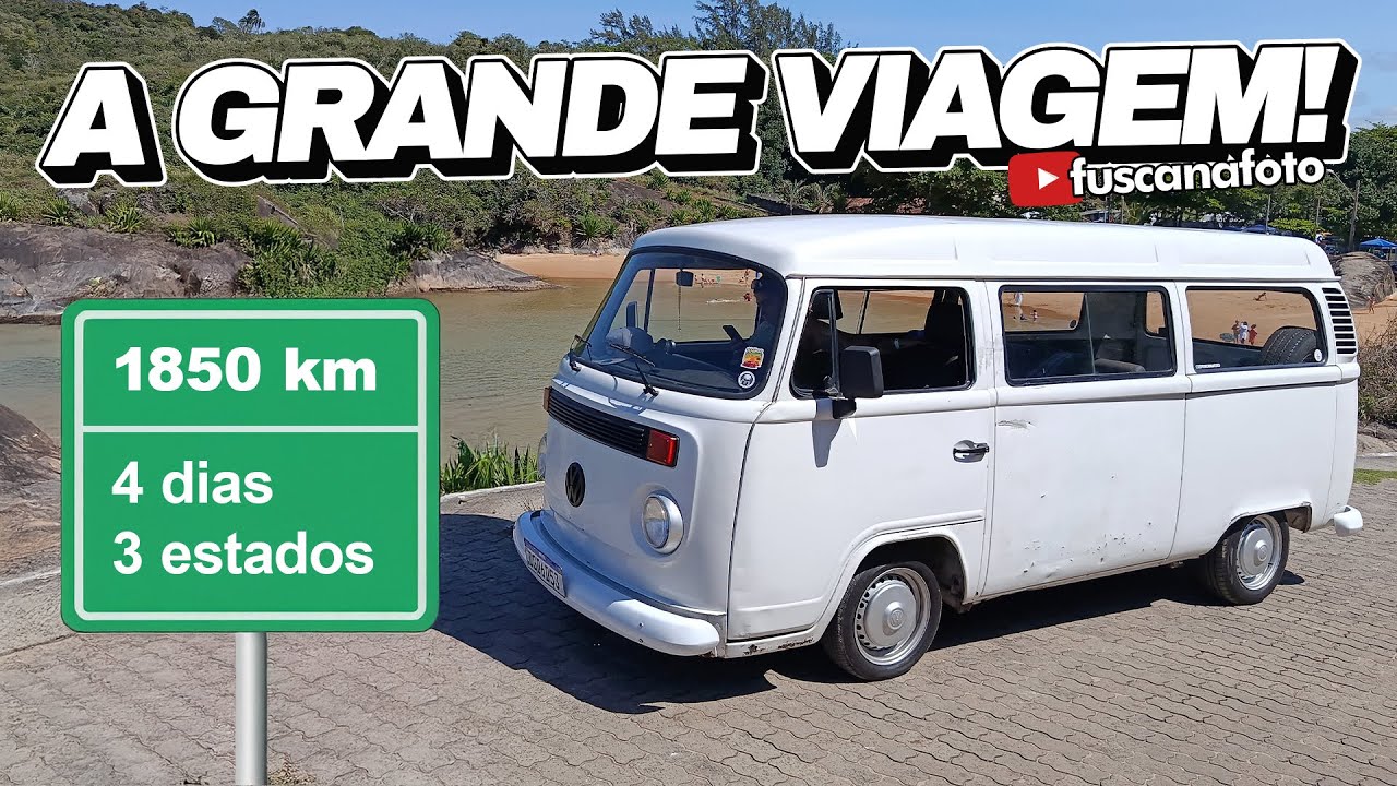 1850 km DE KOMBI! 4 DIAS DE VIAGEM E 3 ESTADOS A BORDO DA KOMBI JUDITE - Fusca na Foto