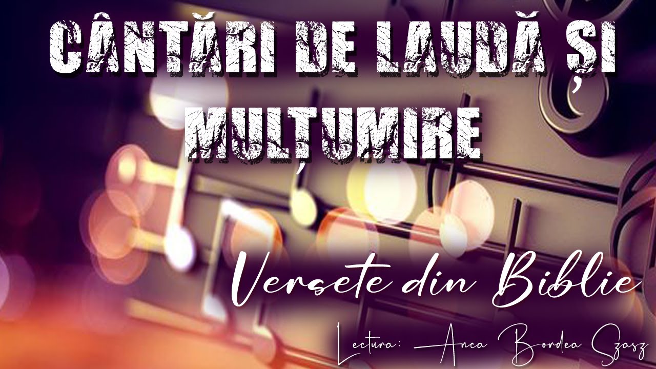 Cantari de lauda si multumire