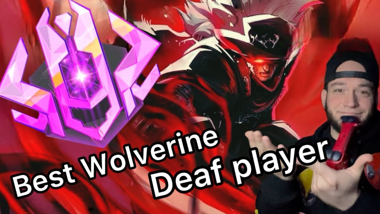 As a Deaf player and Wolverine main Eternity rank! - Marvel Rivals