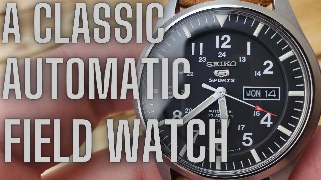 Seiko SNZG13  I  A Classic Automatic Field Watch for $150