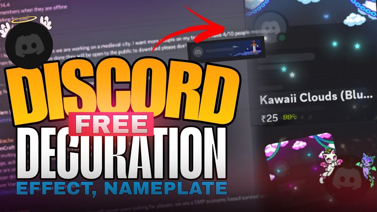 HOW TO GET FREE DECO , EFFECT, NAMEPLATE DISCORD | FREE NITRO