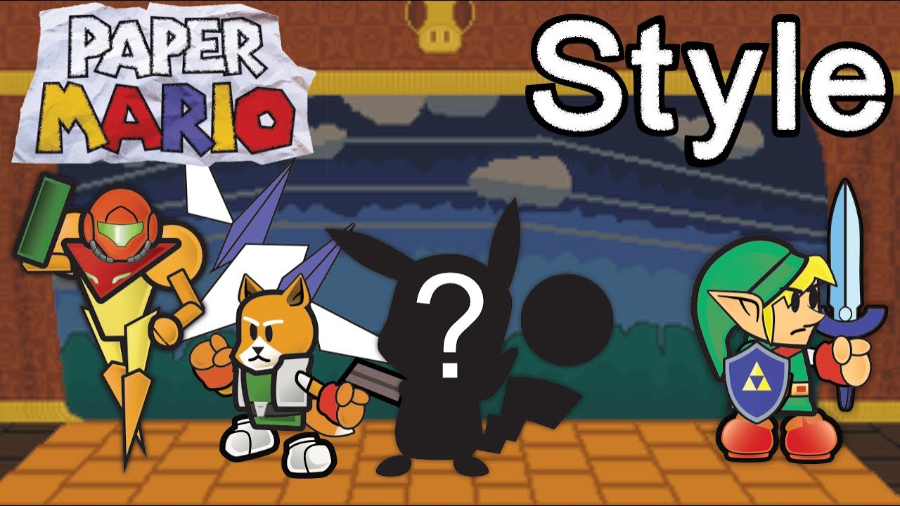 #PaperMario Style Pikachu! Speed Vector Art