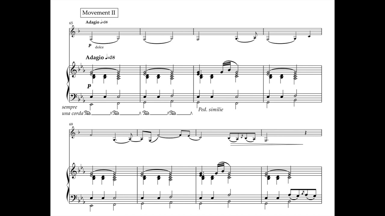 Sonata for Bass Clarinet and Piano - Easher Austin