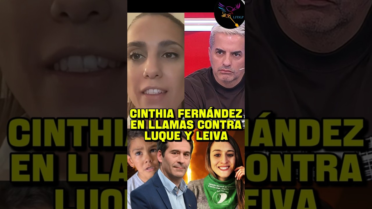 CINTHIA FERN&Aacute;NDEZ EN LLAMAS CONTRA LUQUE Y LEIVA EN EL CASO ANGEL #AGARRALAPALA