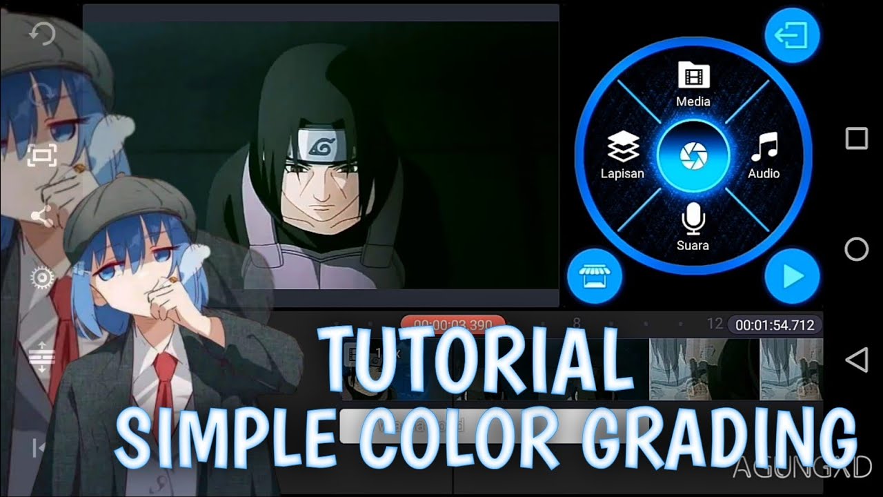 Tutorial Simpel CC / Color Grading di KineMaster - AMV Tutorial