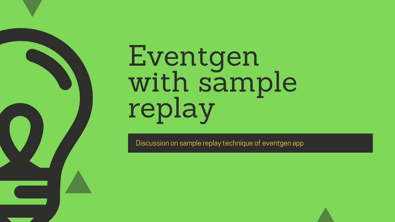 Splunk Eventgen: установка и обсуждение метода eventgen воспроизведения образца