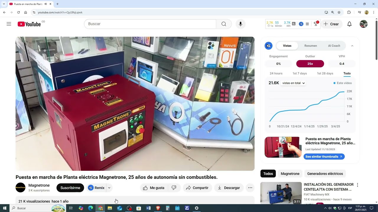 Magnetrone será real? Planta Eléctrica con Imanes de 5KW 🤔 | Autogeneradores electricos