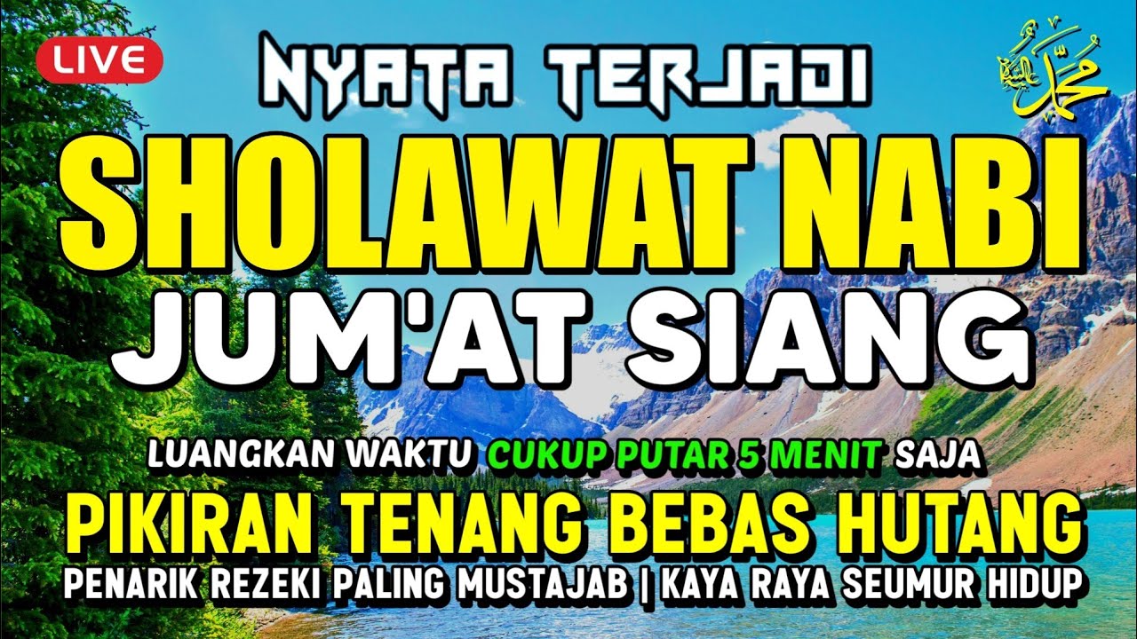SHOLAWAT JIBRIL PENARIK REZEKI PALING DAHSYAT, Sholawat Nabi Muhammad SAW, Sholawat Jibril Merdu