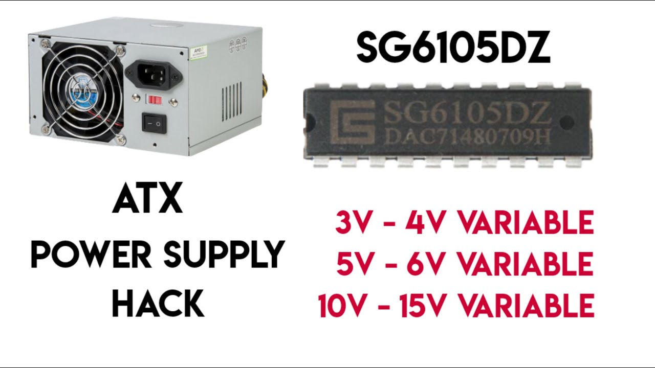 ATX power supply hack | SG6105DZ | Part-1