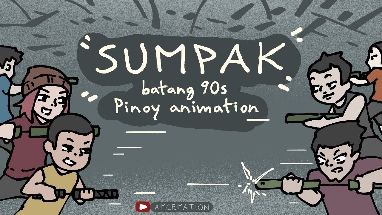Bamboo gun, sumpak laruang 90s | Batang 90s | pinoy animation