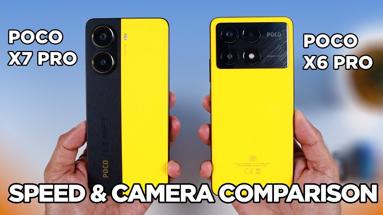 POCO X7 Pro vs POCO X6 Pro SPEED TEST & CAMERA Comparison | Zeibiz