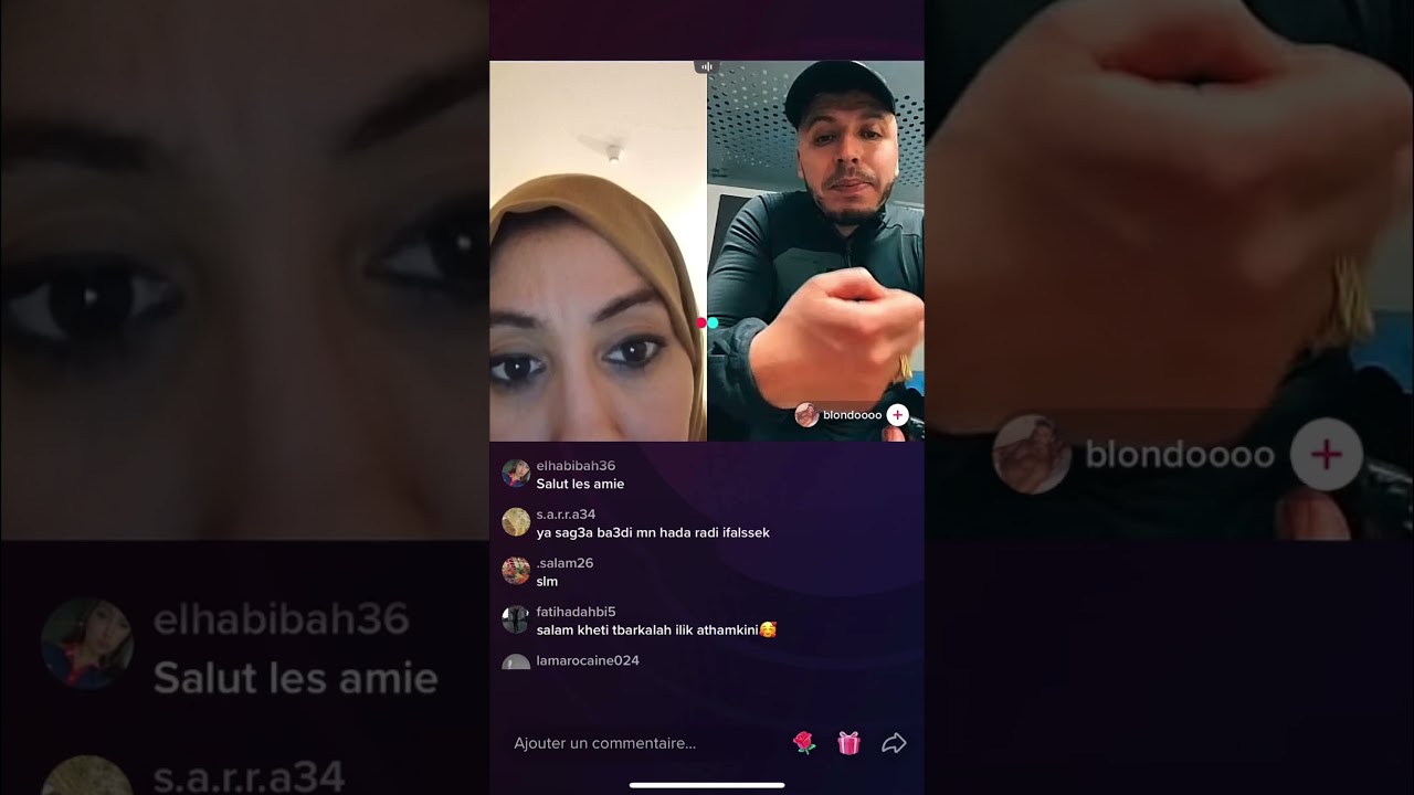 Rokahinda رقية 🇩🇿🇲🇦🇹🇳 part 2 live avec blondoo من إيطاليا 🇮🇹🔝🔝💹💹📞📞