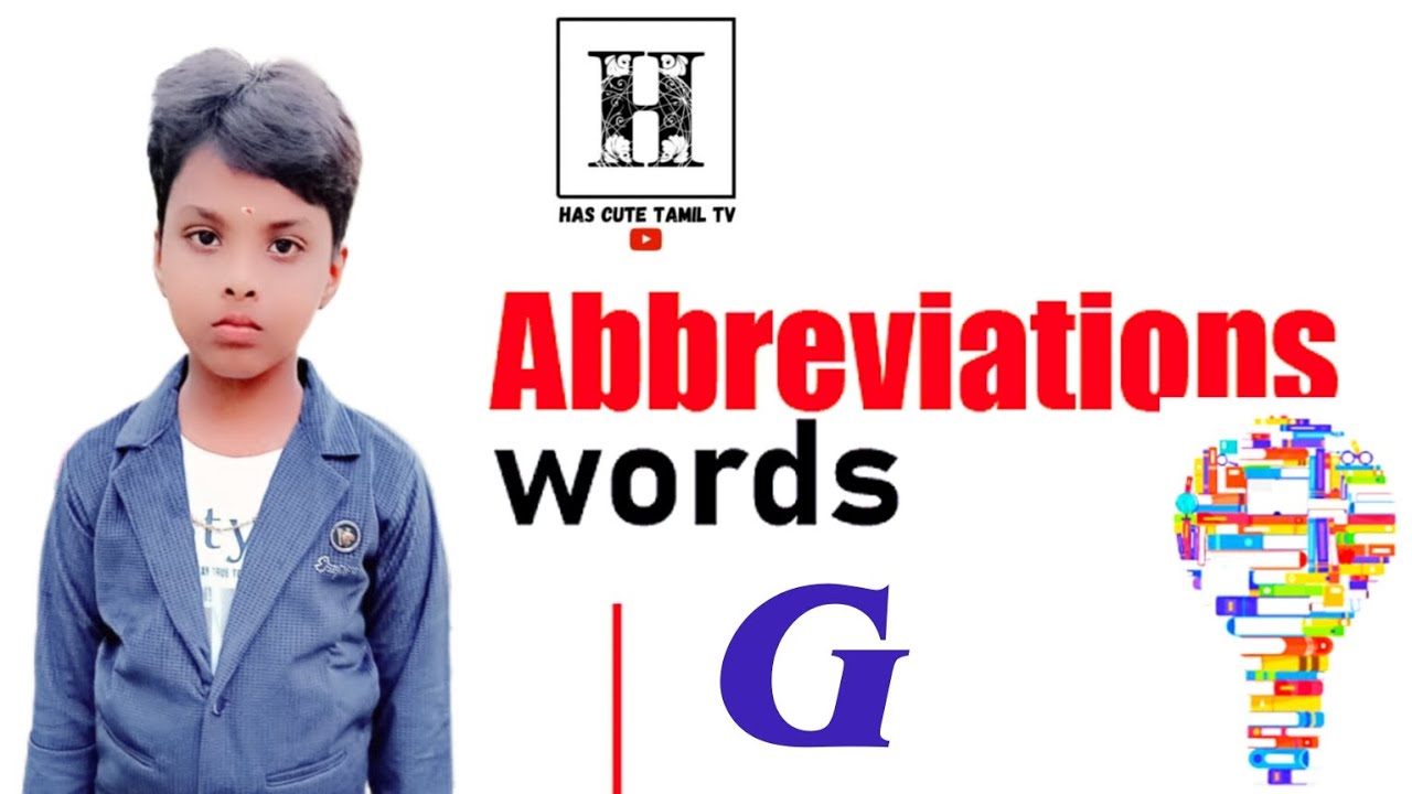 Today abbreviation G related words by has cute tamil tv #todayabbreviations #hascutetamiltv #today 