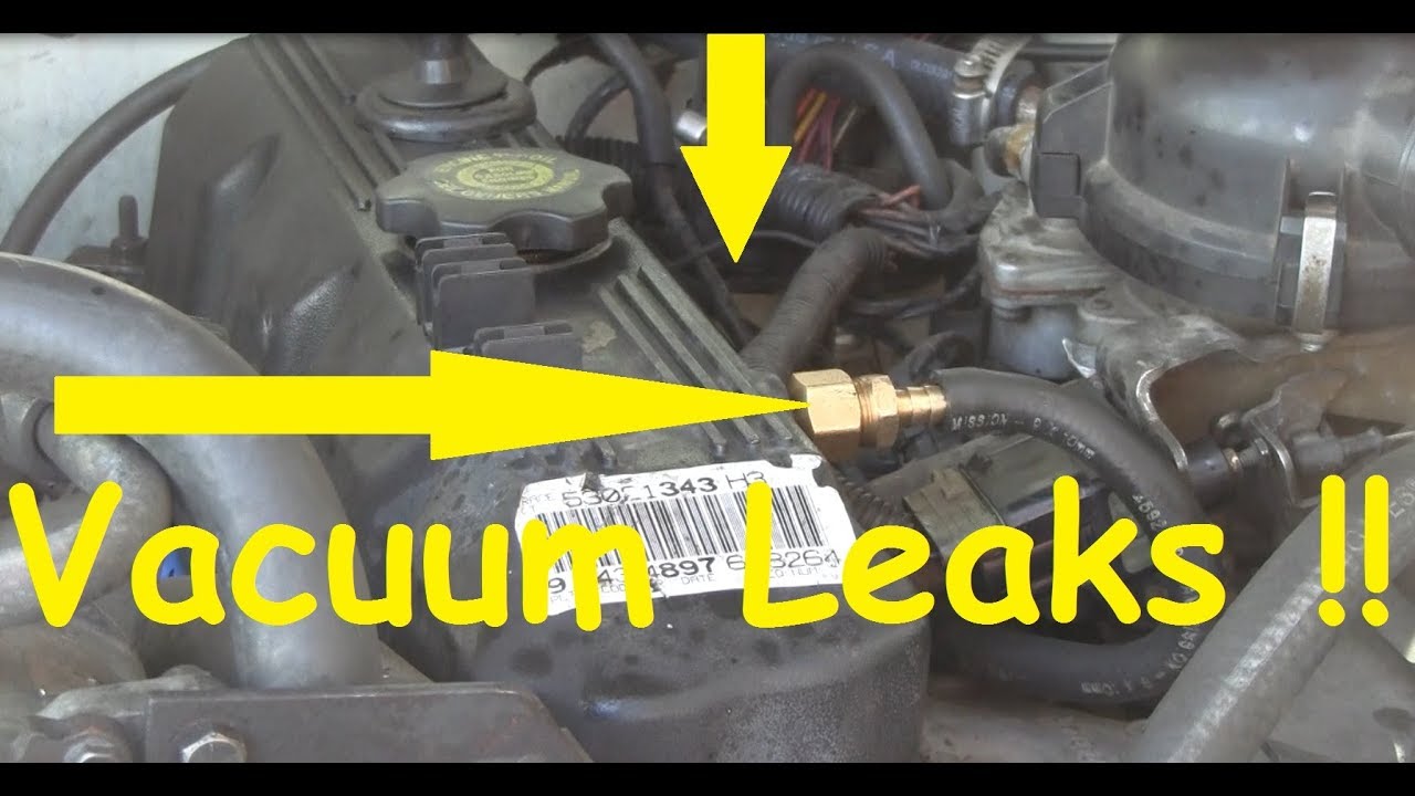 1986 XJ 2.5L. One Vacuum Leak Repaired !!
