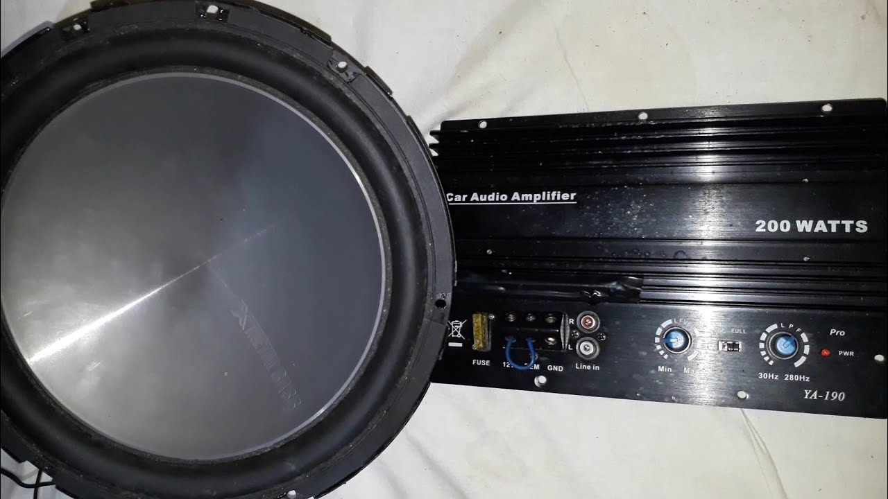 ow to repair a CAR SUBWOOFER Plate Amp 200W whose sound is not clear ?( sinhala )