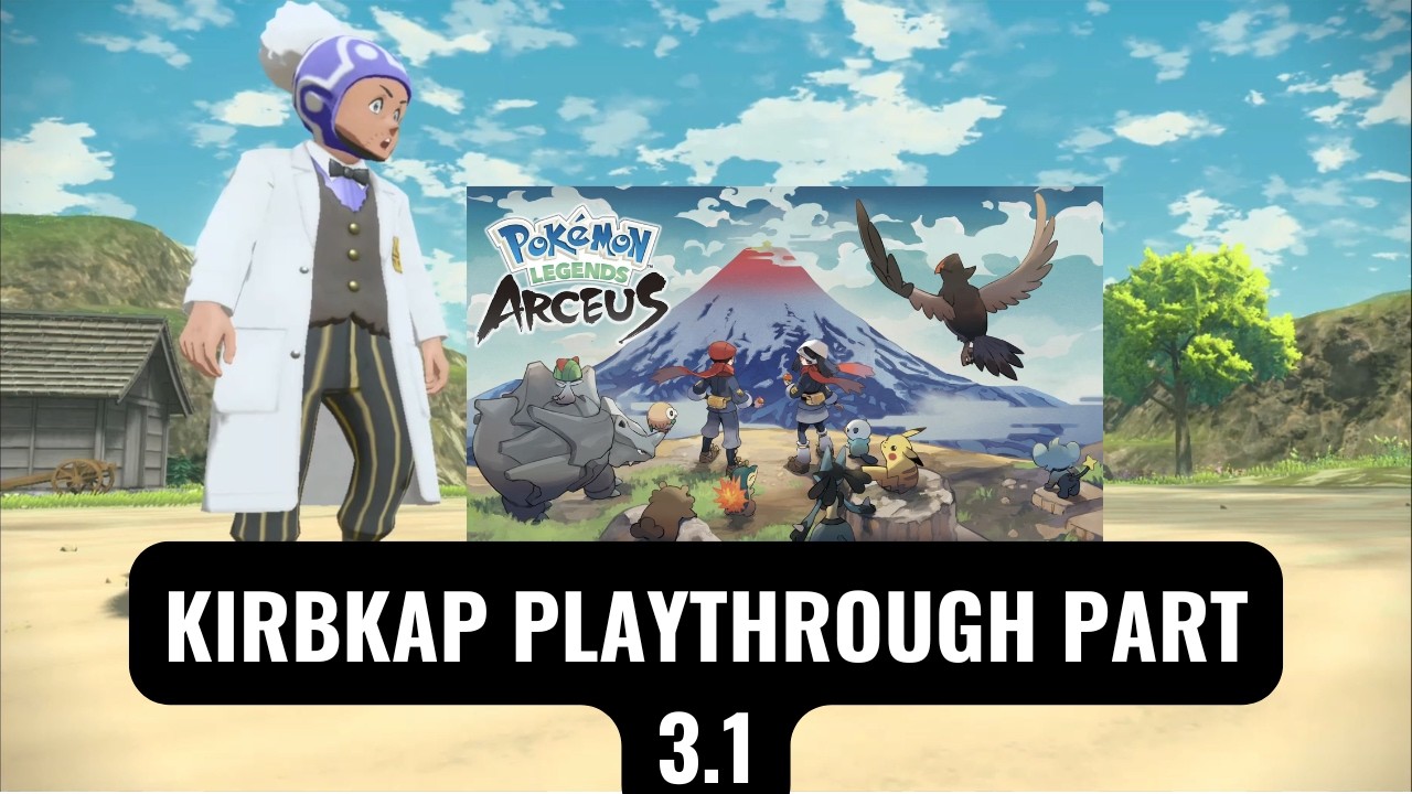 Pokemon Legends: Arceus - Playthrough No Commentary English 1080p60 Part 3.1
