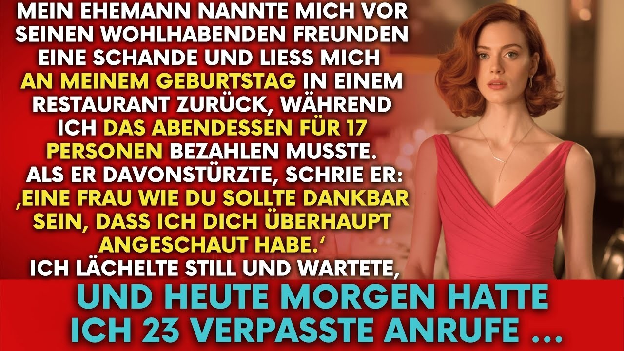 Mein Mann nannte mich vor seinen reichen Freunden eine ‚Schande‘ und ließ mich 4 000 $ zahlen