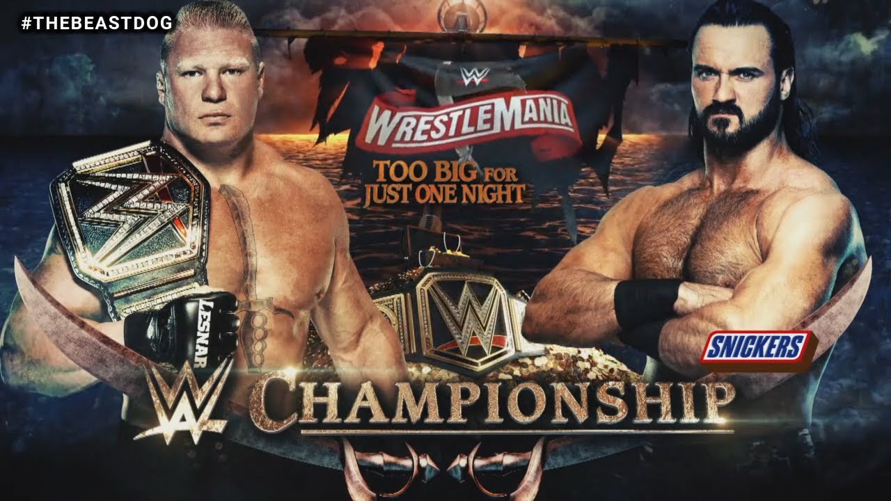 WWE WrestleMania 36 Official And Full Match Card HD