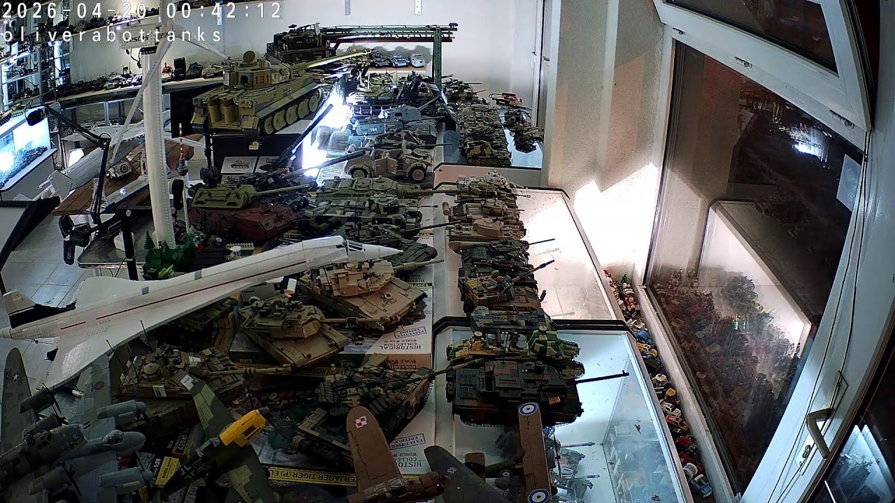 Oliver's LEGO Tanks Exhibition room - 535 models that were built by Oliver - official Slovak Record!